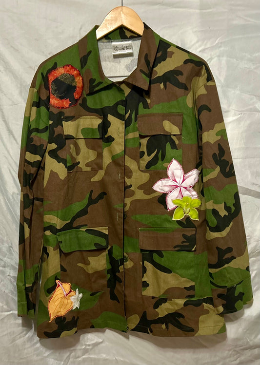 Hula Dancer Camouflage Jacket