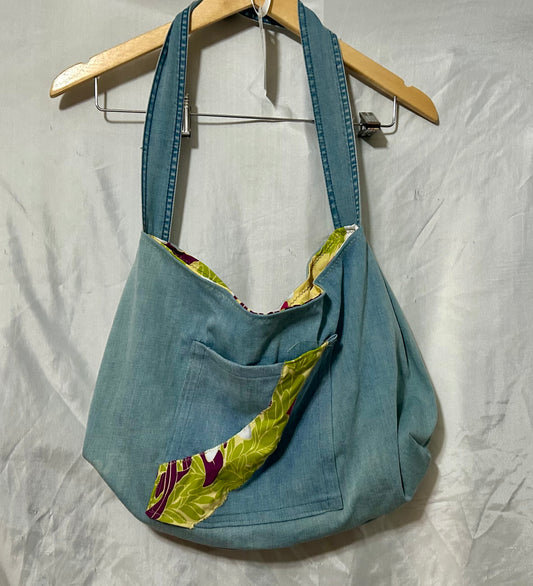 Tiare Flower Reversible Shoulder Bag
