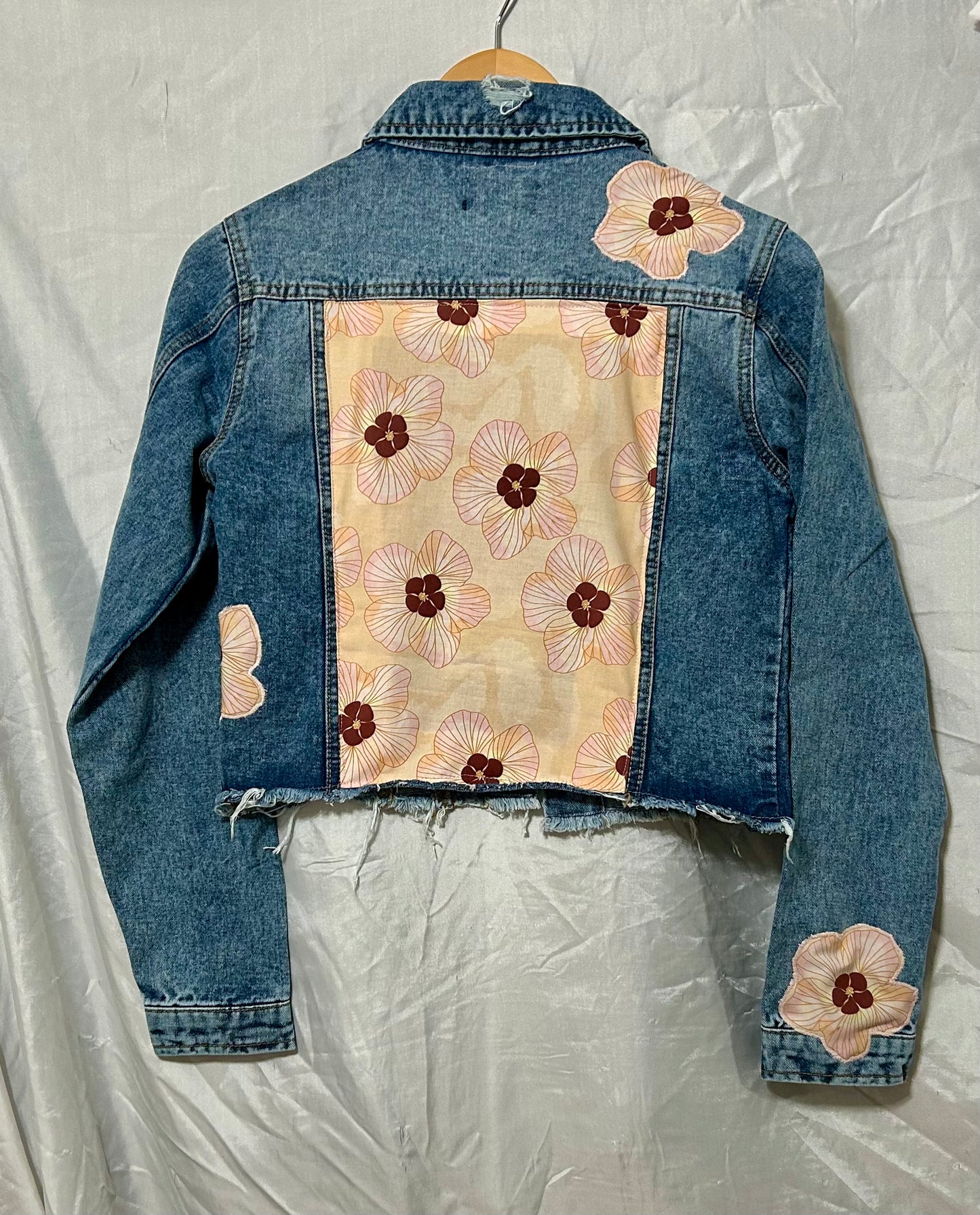 Sandy Hau Cropped Denim Jacket