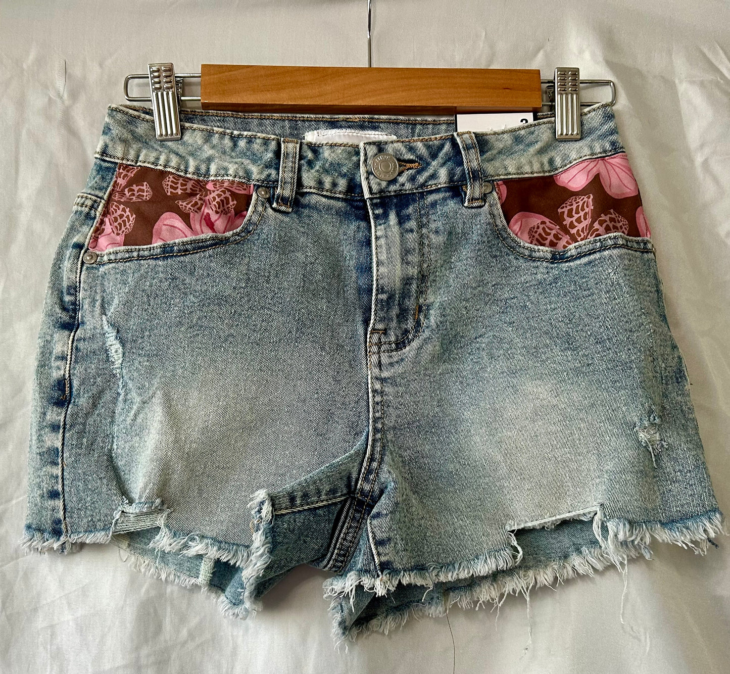 Hibiscuss and Hebrew Cone Shorts