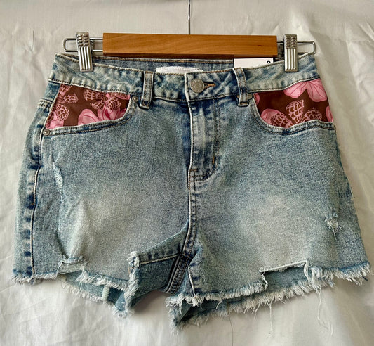 Hibiscuss and Hebrew Cone Shorts