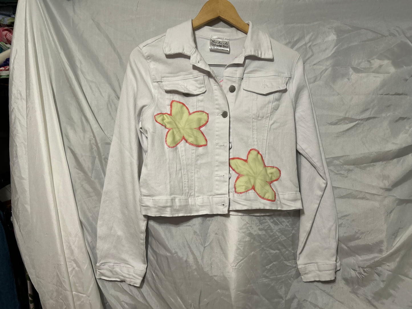 Flowers and Shell Print Jacjet