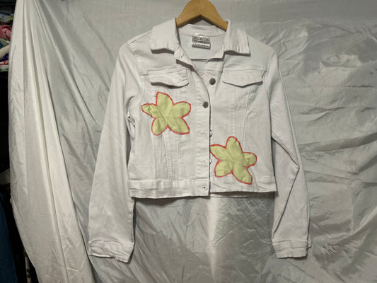Flowers and Shell Print Jacjet