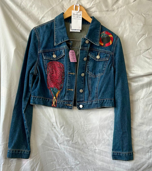 Kahili Feather Leis ‘Iwa Birds Jacket