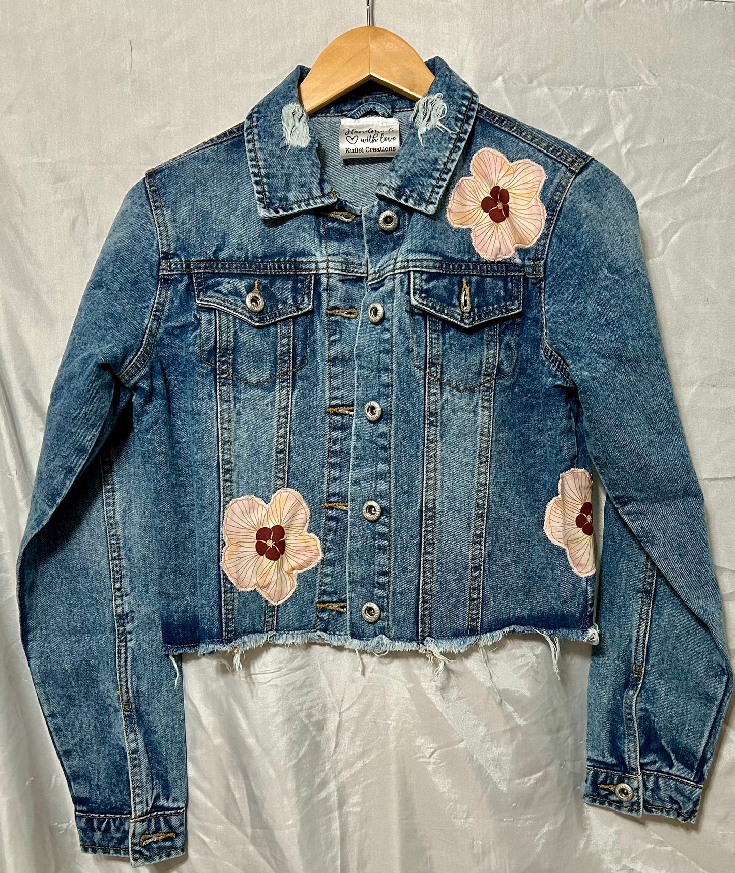 Sandy Hau Cropped Denim Jacket