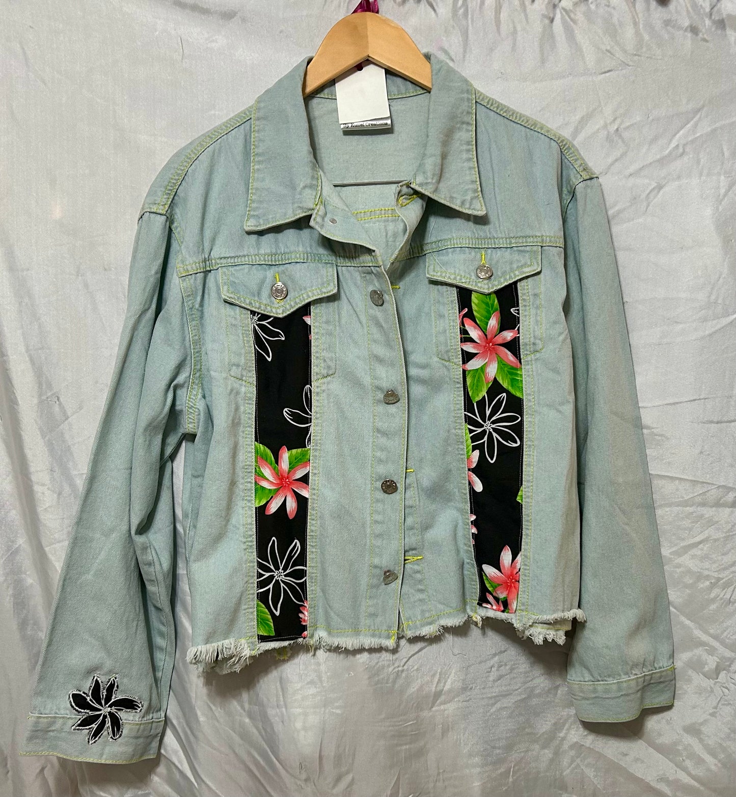 Tiare Flowers and Iwa Birds Jacket