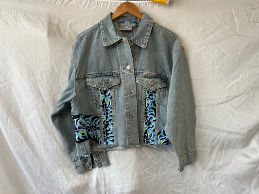 Green Jade Leis and 'Iwa Birds Jacket