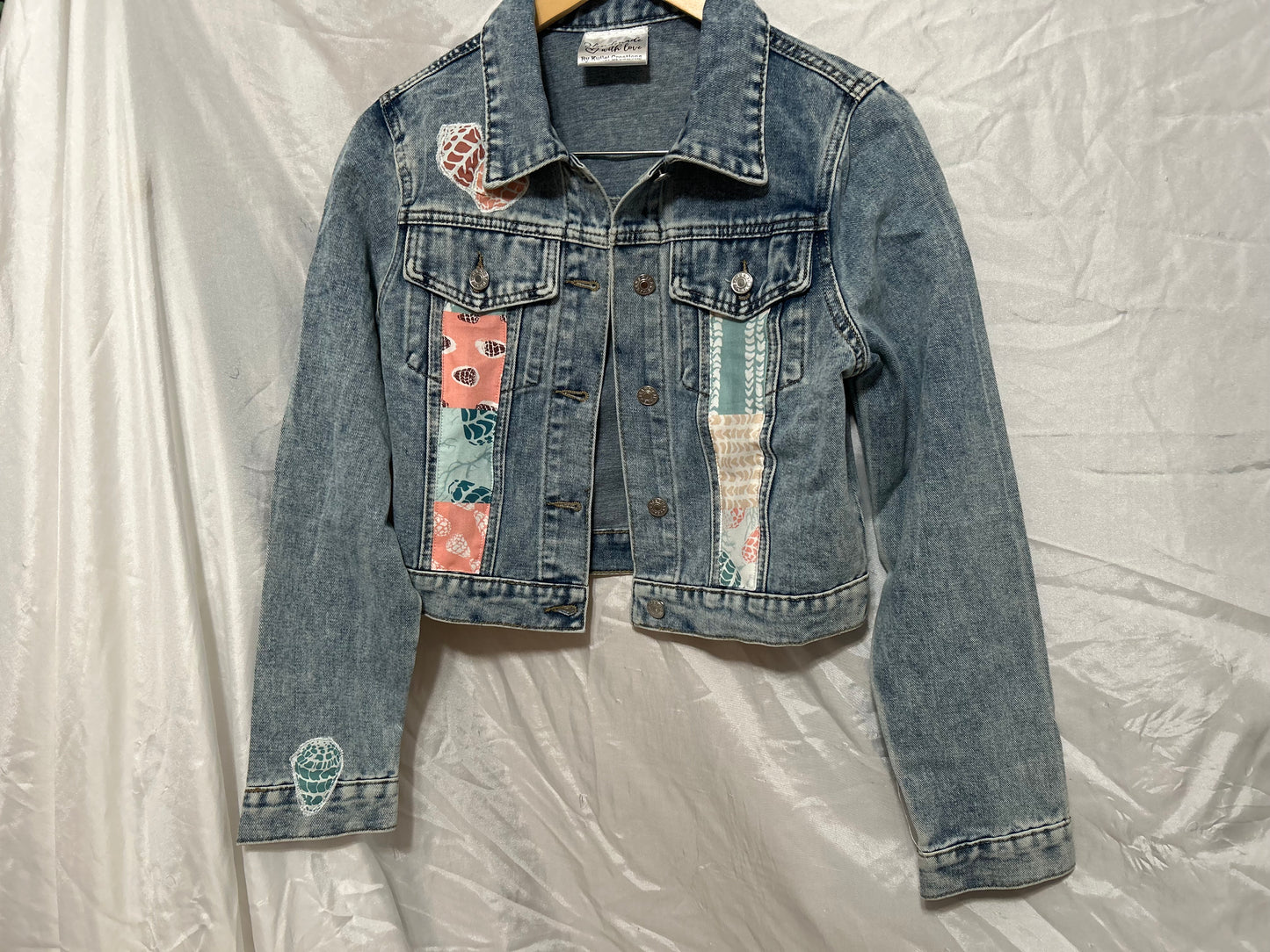 Shell Design Denim Jacket