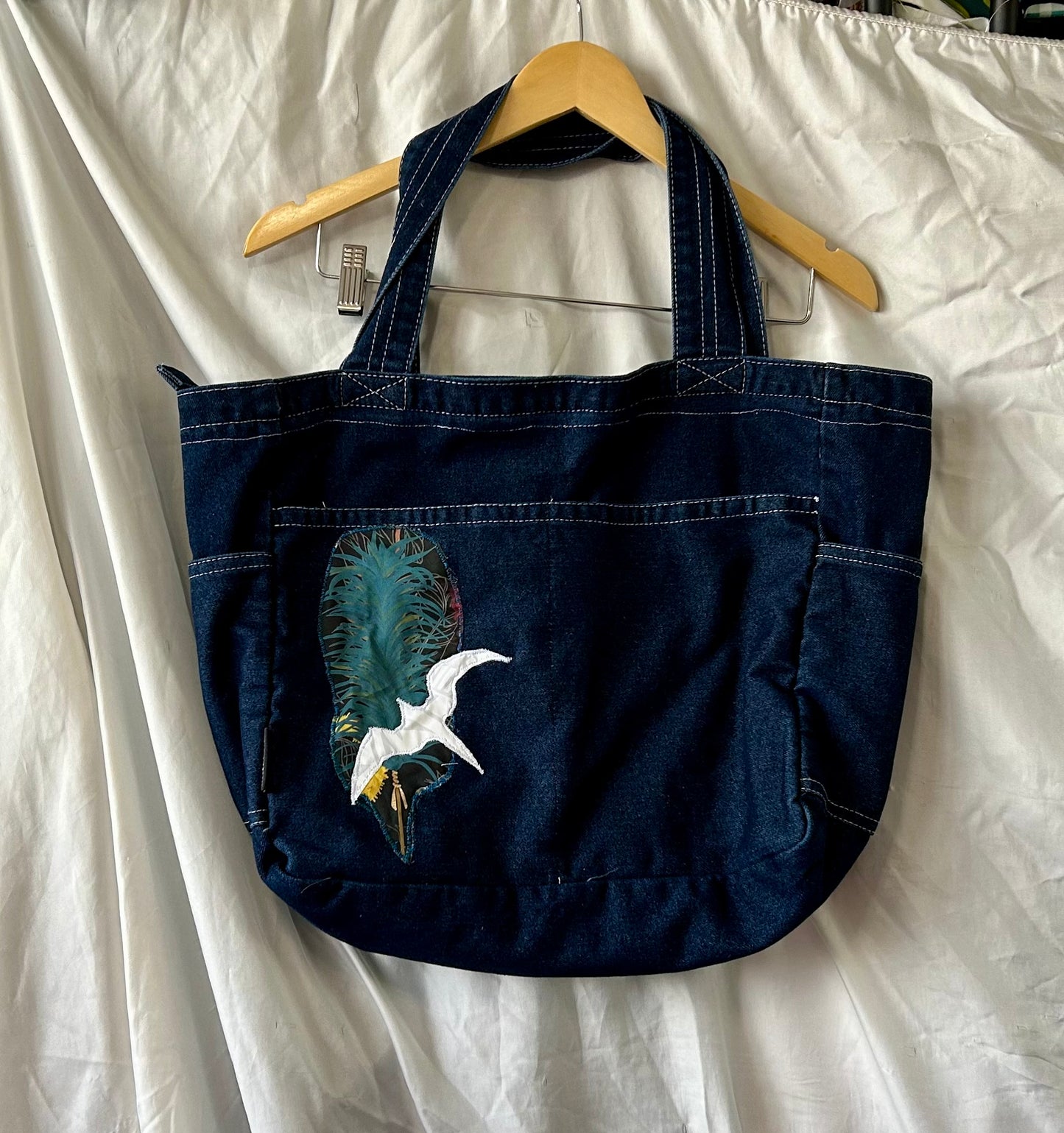 Reversible Kahili ‘Iwa Birds Bag