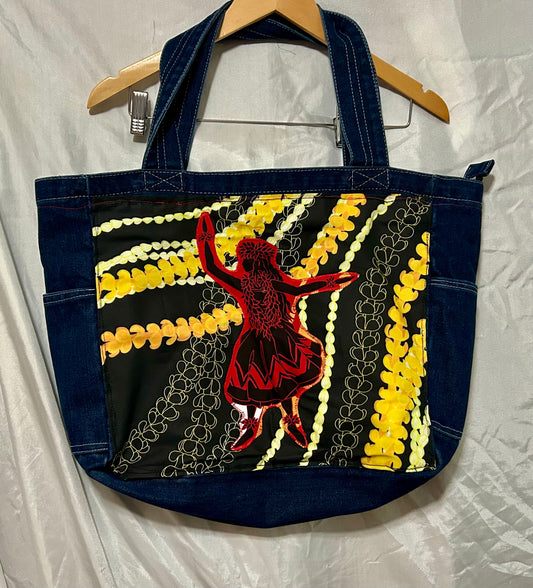 Hula Dancer Puakinekine Reversible Bag
