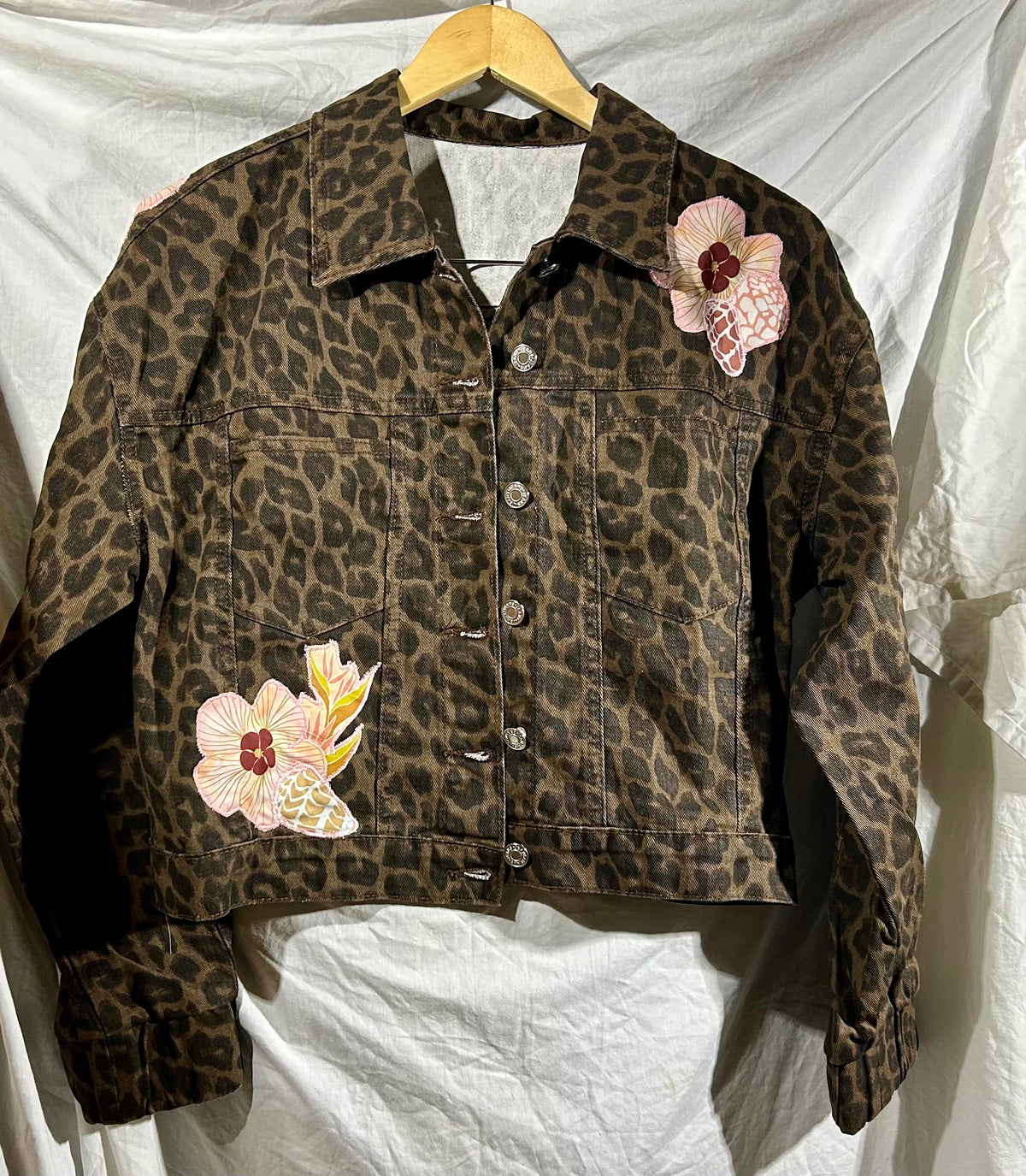 Leopard Puas and Shells Lei Jacket