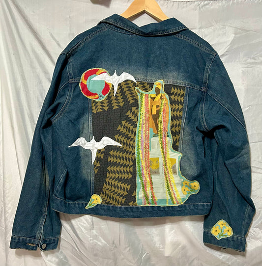 King Kamehameha and ‘Iwa Birds Jacket