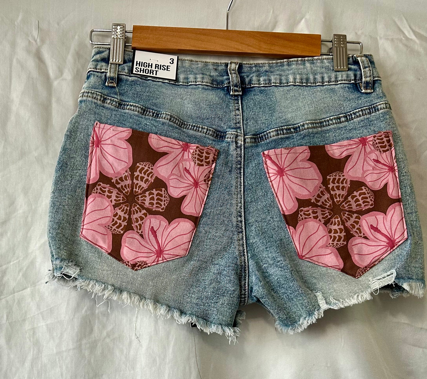 Hibiscuss and Hebrew Cone Shorts