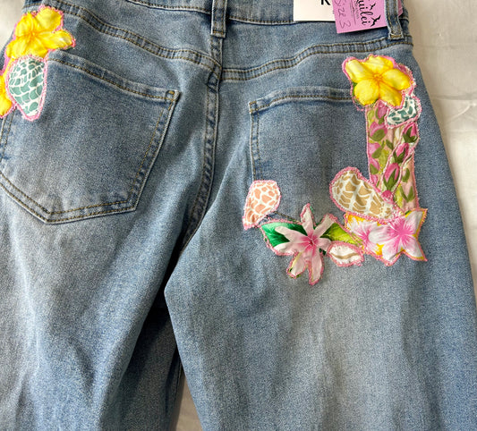 Tiare, Puakinekine, and Shells Jeans