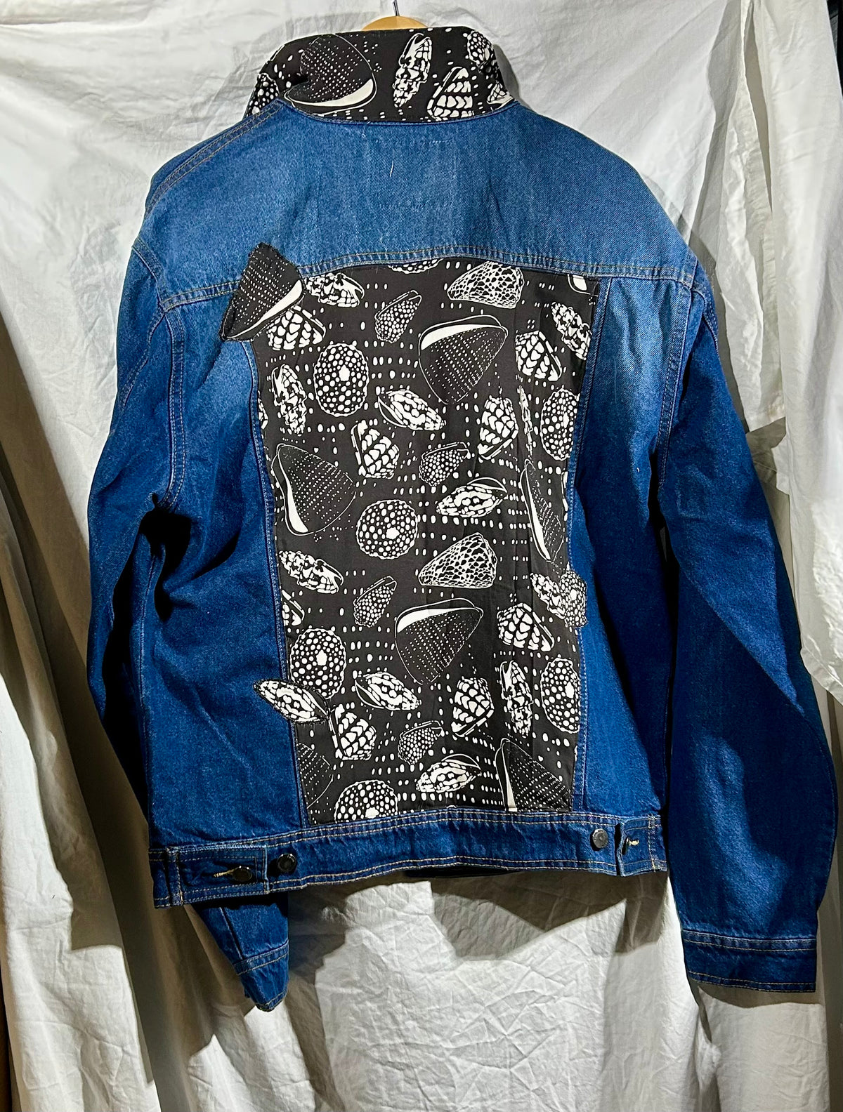 Mixed Shells Denim Jacket