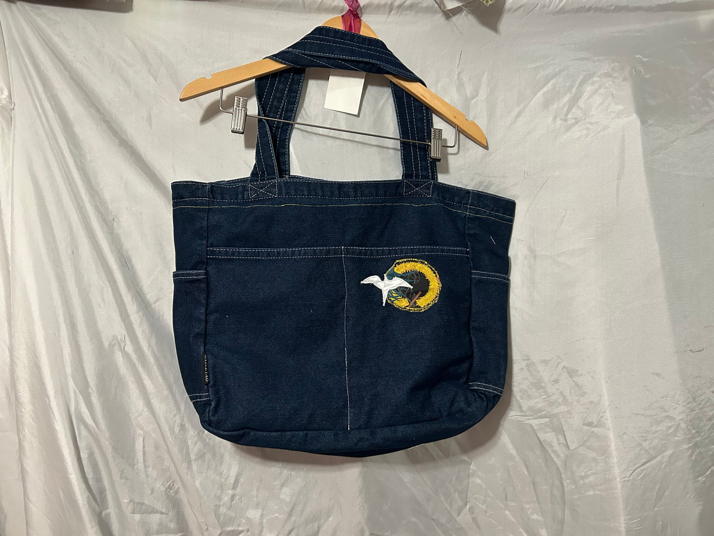 Iwa Bird Ali’i Denim Bag