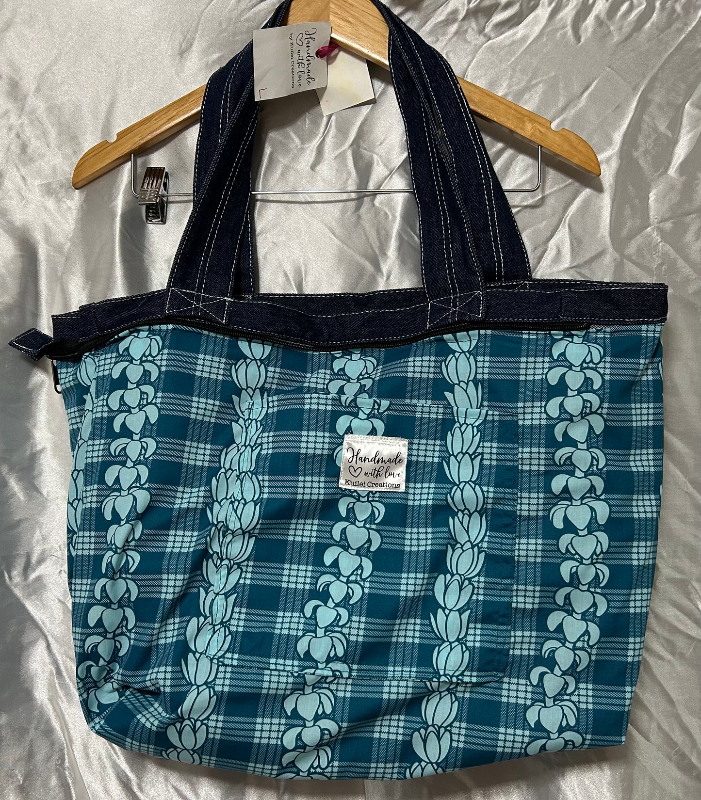 Palaka Iwa Birds Reversible Denim Bag