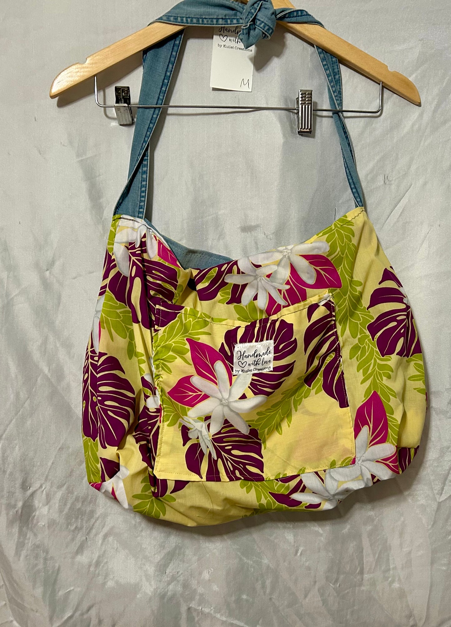 Tiare Flower Reversible Shoulder Bag