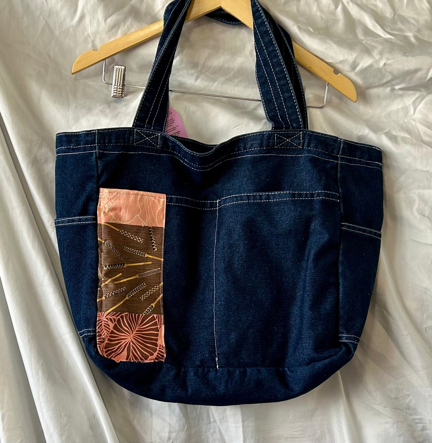 Hula Patchwork Palaka Inside Reversible Bag