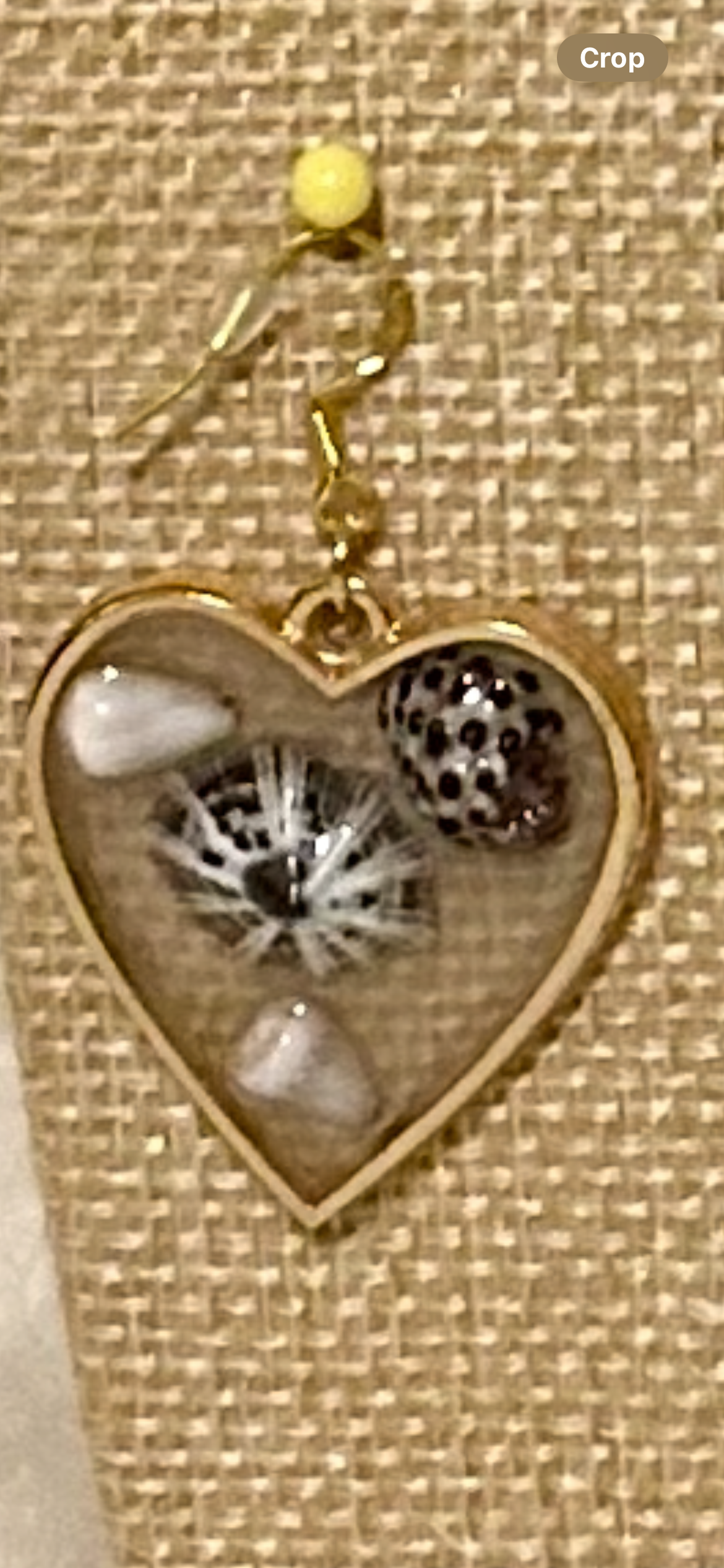 Heart Shells Necklace and Earrings set