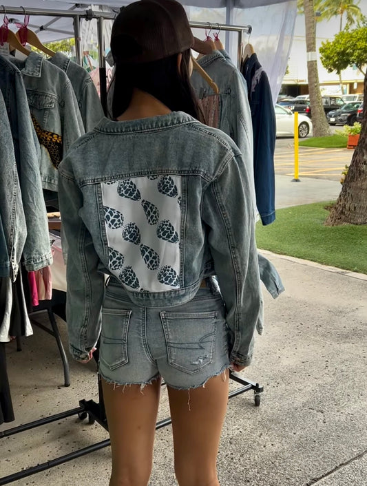 Cropped Hebrew Cone Shells Jacket