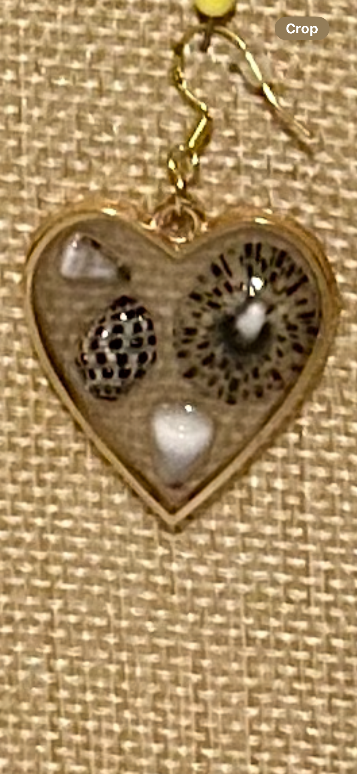 Heart Shells Necklace and Earrings set