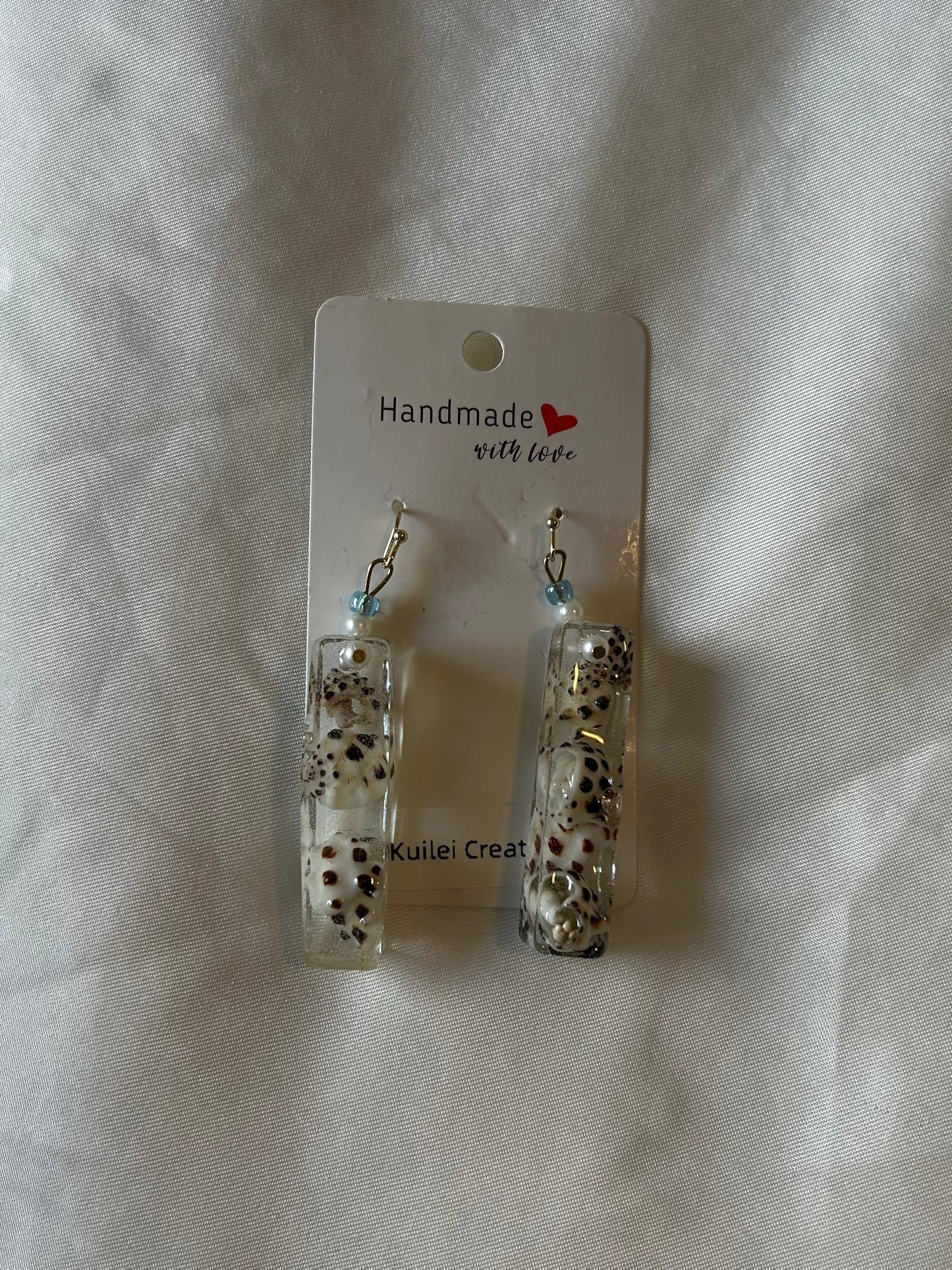 Drupe Shells Earrings in Resin