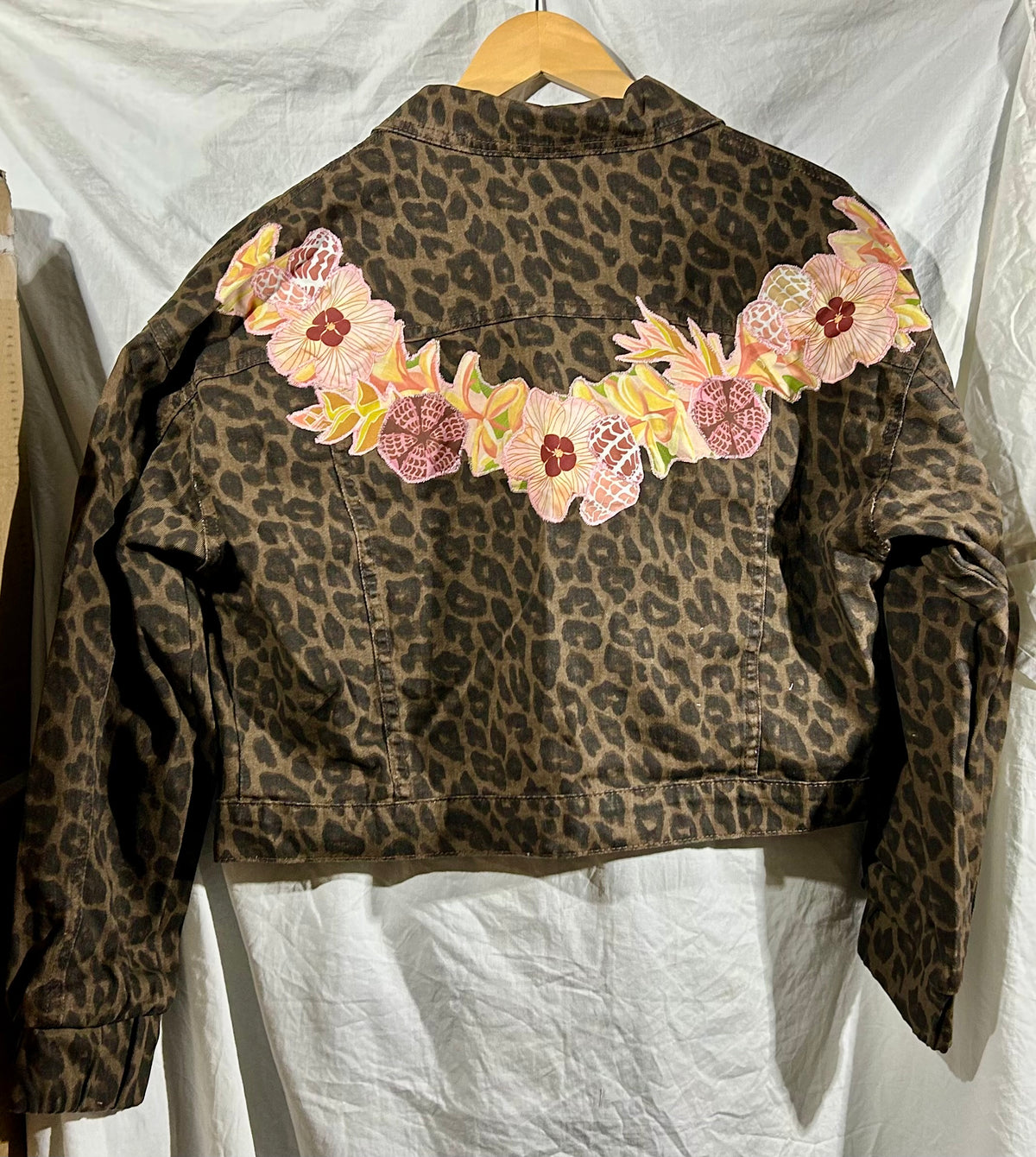 Leopard Puas and Shells Lei Jacket