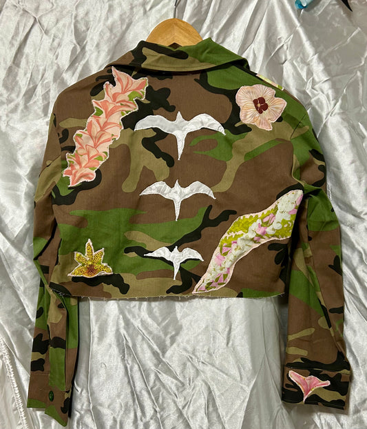 Cropped Camo Jacket