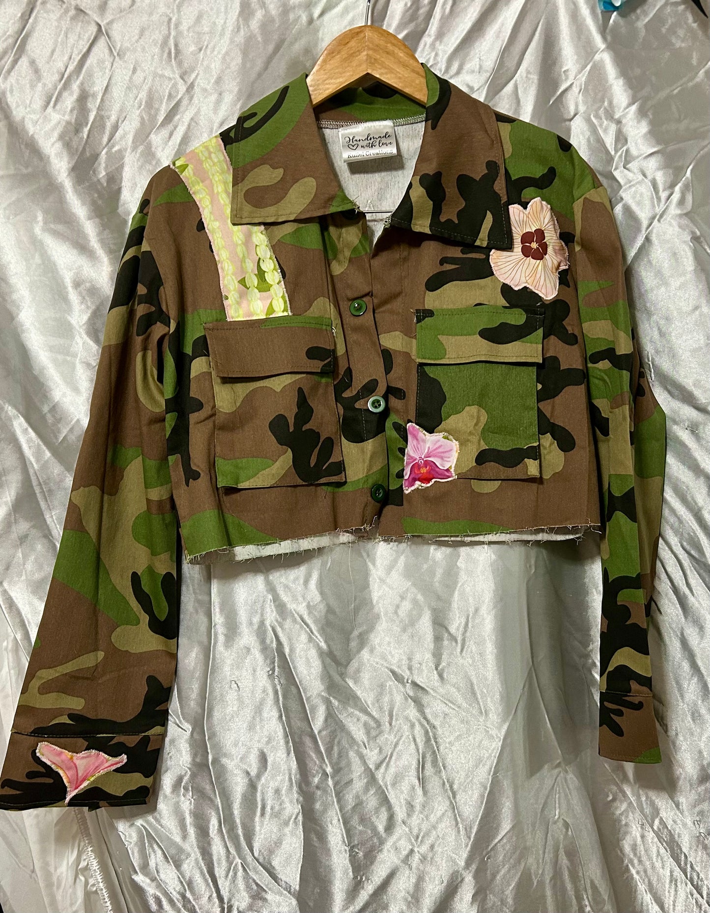 Cropped Camo Jacket