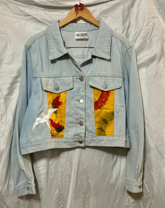 Iwa Birds on Feather Leisure Jacket