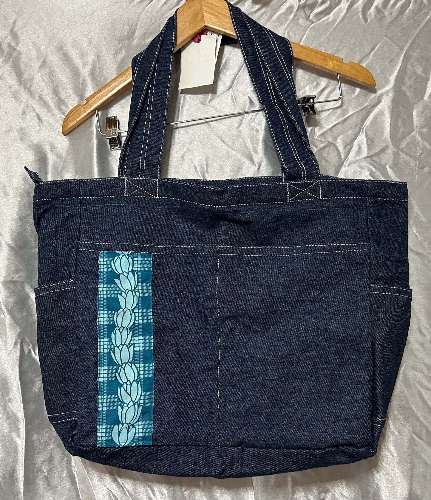 Palaka Iwa Birds Reversible Denim Bag