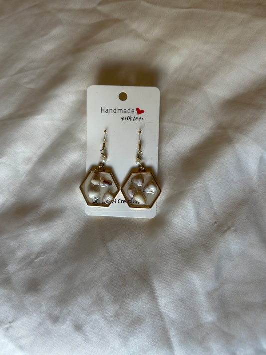 14K Gold Filled Tiny Shells earrings