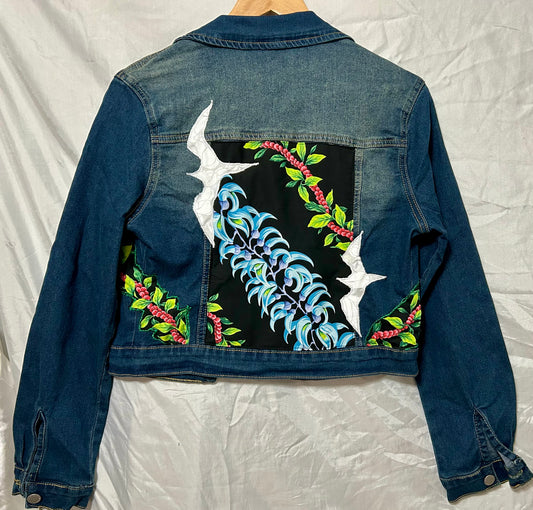 Green Jade Leis ‘Iwa Birds Jacket
