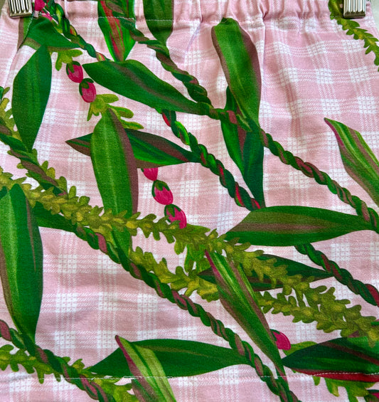 Pink Palaka Ti Leaf Tubetop