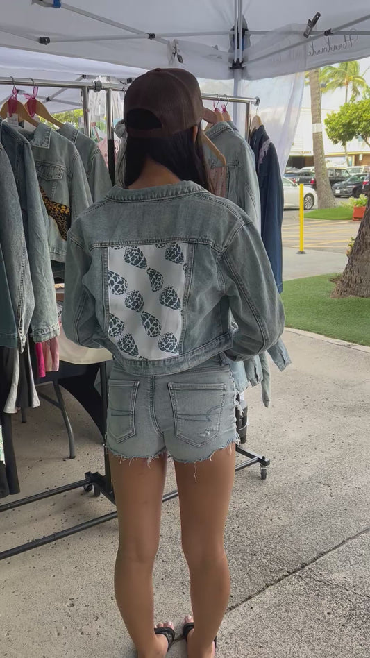 Cropped Hebrew Cone Shells Jacket